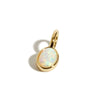 Pendant Necklace Women Stainless Steel Titanium Steel Mixed Gemstone Setting Geometric Style Set With Diamonds