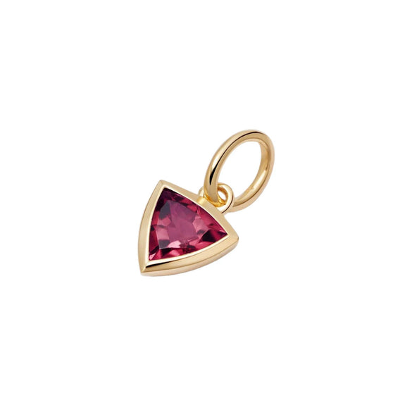 Pendant Necklace Women Stainless Steel Titanium Steel Mixed Gemstone Setting Geometric Style Set With Diamonds