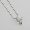 Pendant Necklace Women 316L Stainless Steel 316L Stainless Steel Small Snake Chain With Letter Pattern Electroplated