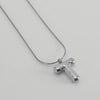 Pendant Necklace Women 316L Stainless Steel 316L Stainless Steel Small Snake Chain With Letter Pattern Electroplated