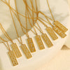 Pendant Necklace Women's Jewelry 316L Stainless Steel Electroplated Fashion Simple