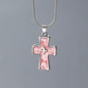 Pendant Necklace Zinc Alloy Geometric Cross Snake Bone Chain Electroplating Unisex Accessories
