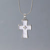 Pendant Necklace Zinc Alloy Geometric Cross Snake Bone Chain Electroplating Unisex Accessories