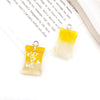 Pendant Plastic Resin Fruit Food Style Dripping Oil Pine Pineapple Banana Shape Diy Accessories