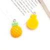 Pendant Plastic Resin Fruit Food Style Dripping Oil Pine Pineapple Banana Shape Diy Accessories