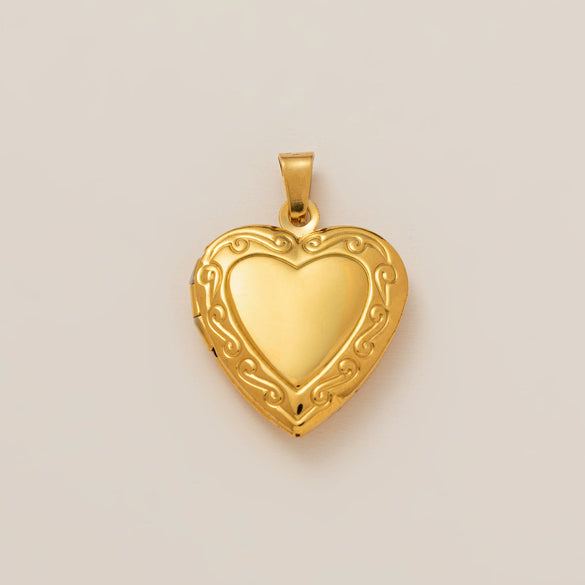 Pendant Stainless Steel Heart Shape Love Pearl Electroplating Fashion