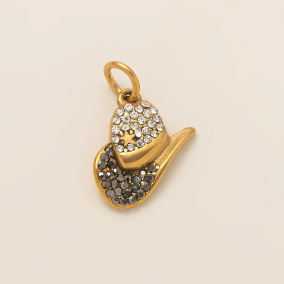 Pendant Stainless Steel Hip Hop Style Boots Horseshoe Furnace Vacuum Plating Electroplating