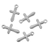 Pendant Stainless Steel Oil Pressure Cross Necklace Accessories