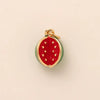 Pendant Titanium Steel Heart Shape Mixed Gemstone Inlay Furnace Vacuum Plating For Women