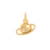 Pendant Women's Minimalist Geometric Copper Goldplated With Diamond Treatment