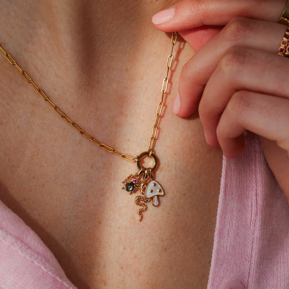 Pendants Heart Geometric Copper Goldplated Color Preservation Set With Diamonds Cute Accessories