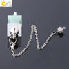 Pendulum Jewelry Natural Stone And Copper Accessories Inverted Pyramid Cone Electroplated