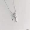 Pepper Shaped Pendant Necklace And Earrings Suit In Stainless Steel With Electroplating For Women Creative And Personalized Design