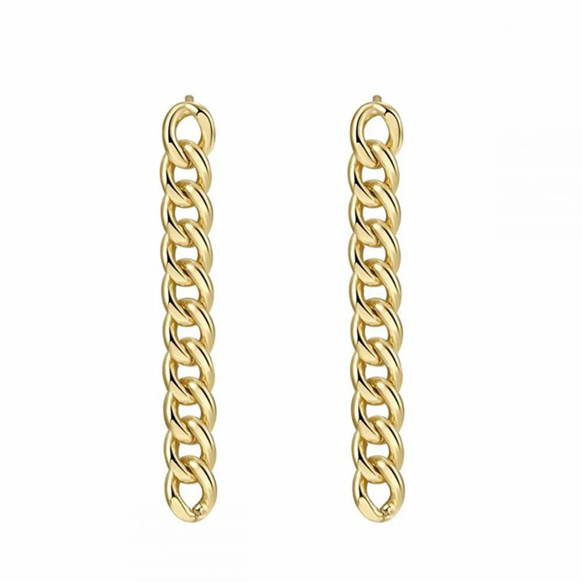 Personality Chain Earrings Minimalist Metal Wild Temperament Earrings