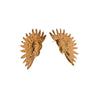 Personality Design Head Earrings Stainless Steel Exaggerated Women's Earrings