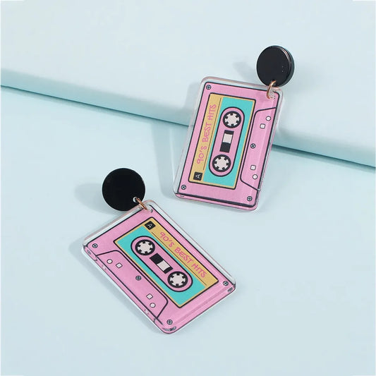 Personality Tape Exaggerated Funny Earrings