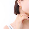 Geometric Plating 304 Stainless Steel 18K Gold Plated Earrings