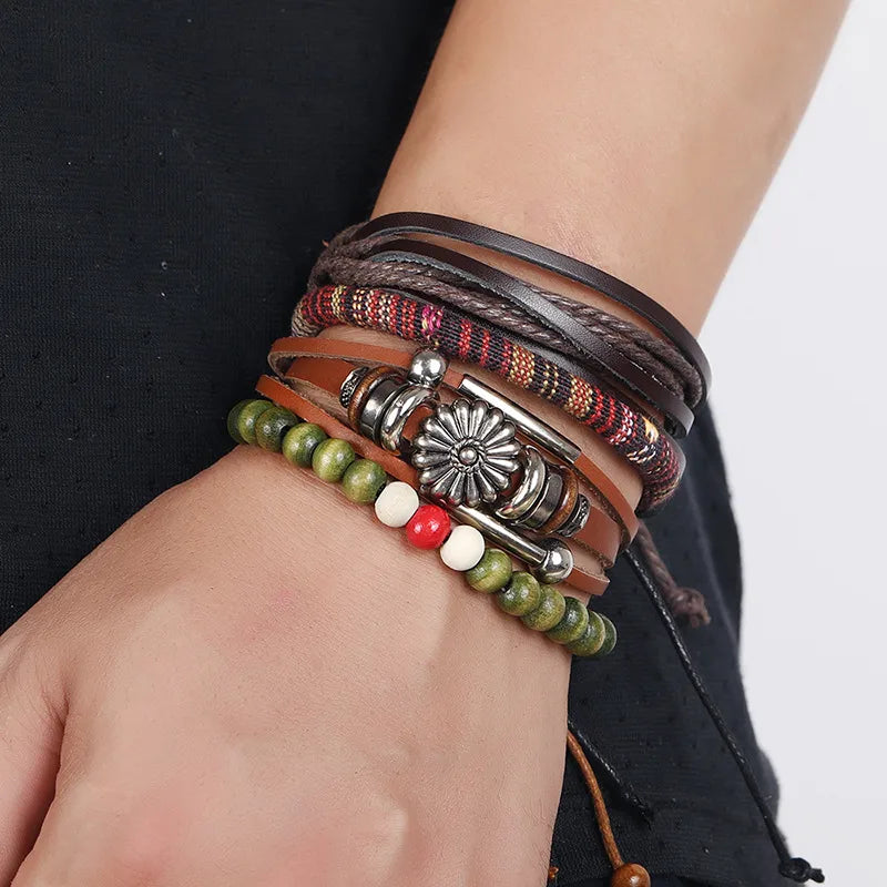 Bohemian Geometric No Inlaid Unisex Bracelets