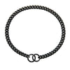 Pet Dog And Cat Chain Titanium Steel Cuban Chain With Encrypted Chain And Polished Vacuum Plating