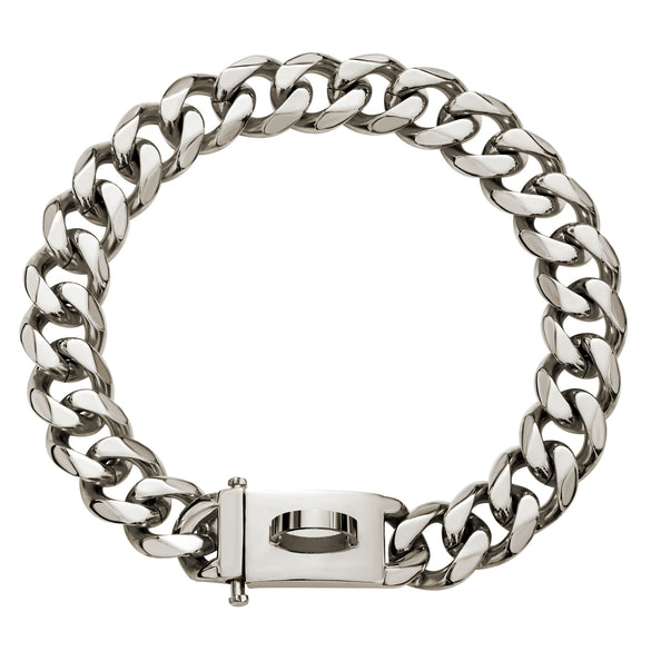 Pet Dog Chain Titanium Steel Geometric Sixsided Grinding Polishing Vacuum Plating