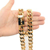 Pet Dog Chain Titanium Steel Geometric Sixsided Grinding Polishing Vacuum Plating