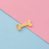 Pet Jewelry Accessories Stainless Steel Dog Bone Shape Pendant With Electroplating