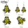Pet Jewelry Alloy Frog Pattern Electroplated Earrings Ring Sweater Chain