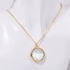 Pet Photo Album Necklace Titanium Steel Geometric Electroplating For Women