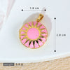 Photo Album Drop Oil Pendant Accessories Copper Geometric Electroplated For Female