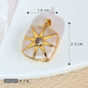 Photo Album Drop Oil Pendant Accessories Copper Geometric Electroplated For Female