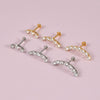 Piercing Ear Bone Nails Stainless Steel Geometric Simple Style Electroplated