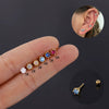 Piercing Ear Nail Stainless Steel Geometric Natural Style Electroplated Fashion Jewelry