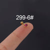 Piercing Ear Nail Stainless Steel Geometric Natural Style Electroplated Fashion Jewelry