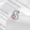 Piercing Earrings Titanium Steel Gourd Shape Star Zircon Retro Style Unisex