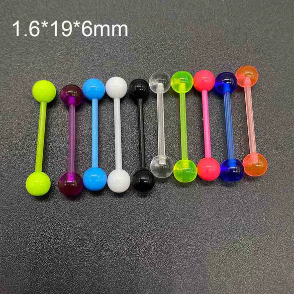 Piercing Jewelry Acrylic Geometric Style Unisex Soft Rod Nose Ring And Mixed Piercing Set