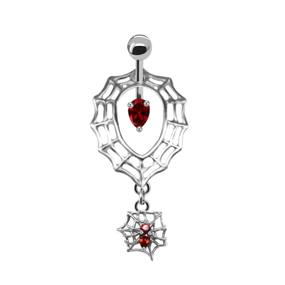 Piercing Jewelry Bat Series Heart Shaped Navel Ring Breast Ring Ear Bone Nail Made Of Rhinestone