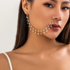 Piercing Jewelry Earrings Nose Ring Women's Metal Alloy Ushaped Electroplated Rhinestone Tassel
