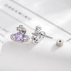 Piercing Jewelry Metal With Zirconia In Saturn Star Design French Retro Style For Women