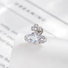 Piercing Jewelry Metal With Zirconia In Saturn Star Design French Retro Style For Women
