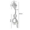 Piercing Jewelry Navel Ring Cross Pendant Stainless Steel Heartshaped Butterfly Snakeshaped Zircon