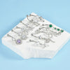 Piercing Jewelry Navel Ring Cross Pendant Stainless Steel Heartshaped Butterfly Snakeshaped Zircon