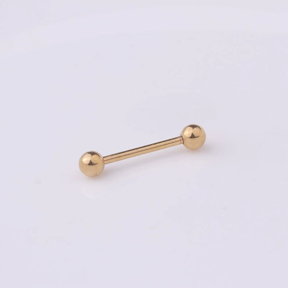 Piercing Jewelry Stainless Steel Geometric Electroplating Tongue Rings Nipple Rings Unisex