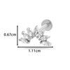 Piercing Jewelry Stainless Steel Zircon Love Crown Inner Teeth Screw Lip Nail Lever Ear Bone Nail Electroplated