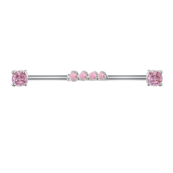 Piercing Jewelry Titanium Steel Heart Bow Star Electroplated Unisex Allmatch