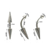 Piercing Stainless Steel Geometric Curved Rod Pointed Cone Eyebrow Nail Ear Nail Ear Bone Nail Electroplated