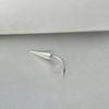 Piercing Stainless Steel Geometric Curved Rod Pointed Cone Eyebrow Nail Ear Nail Ear Bone Nail Electroplated