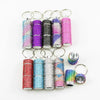 Pill Bottle Diamond Encrusted Mini 2 Section