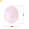 Pink Crystal Oval Ring Jewelry Accessory With Polished Finish Independent Packaging Wholesale