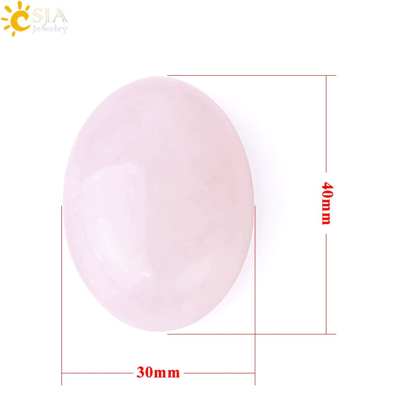 Pink Crystal Oval Ring Jewelry Accessory With Polished Finish Independent Packaging Wholesale