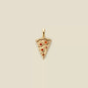 Pizza Necklace Pendant Women's Copper Titanium Steel Geometric Style Set With Diamonds Accessories